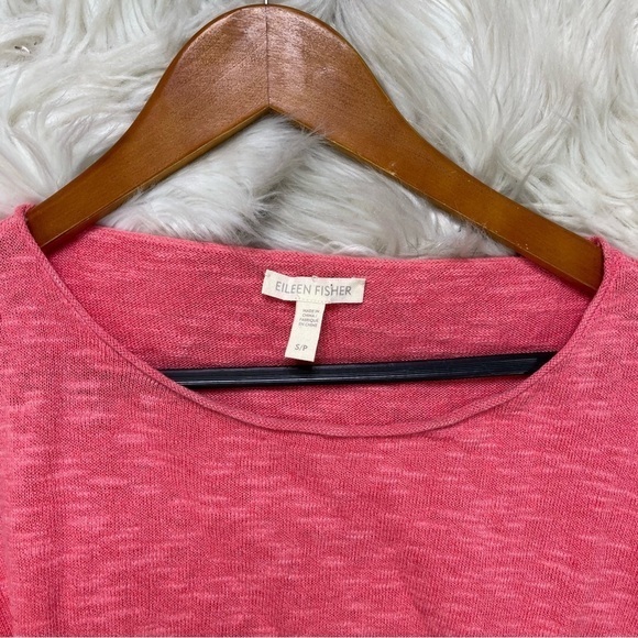 Eileen Fisher Organic Linen Lagenlook Boxy Top - Picture 6 of 7
